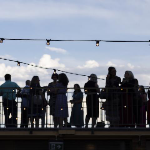 people on the rooftop